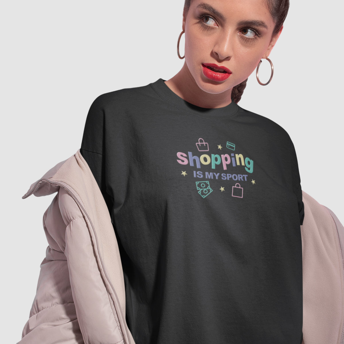 Shopping Sport Embroidered Shirt