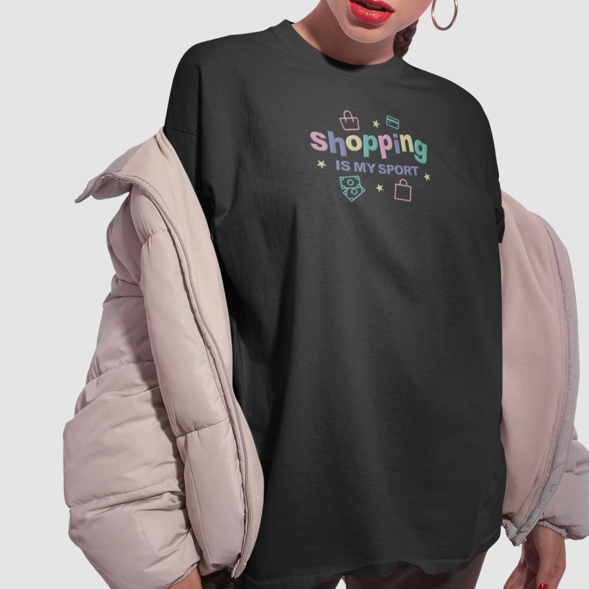 Shopping Sport Embroidered Shirt