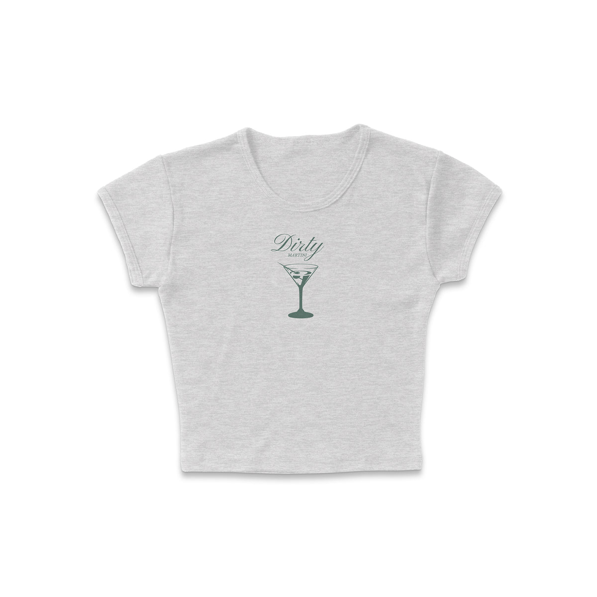 Simple Dirty Martini Micro Rib Baby Tee