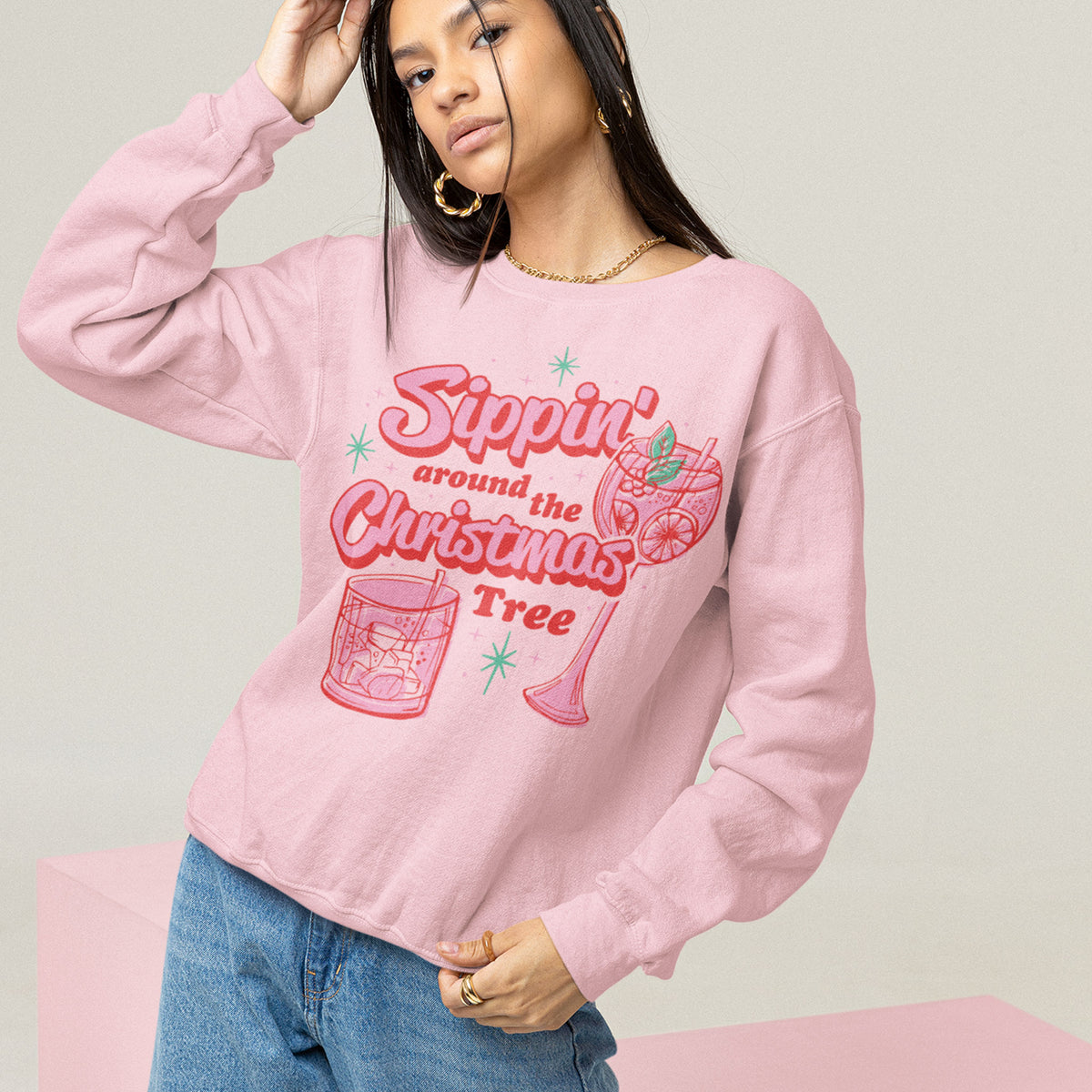Sippin Around The Tree Sweatshirt