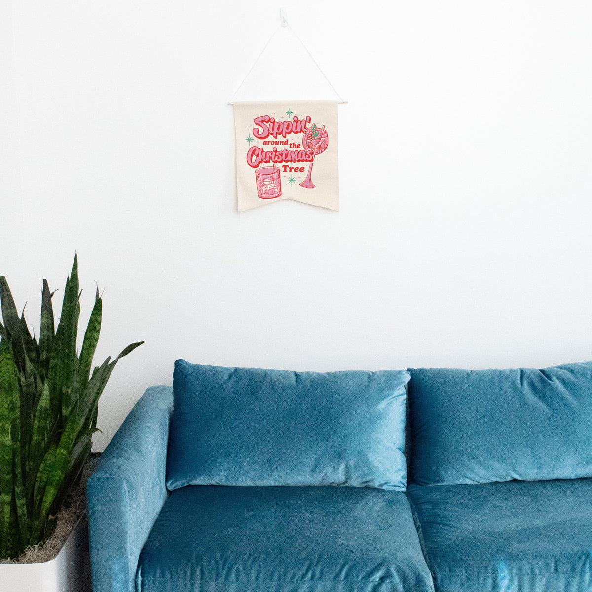 Sippin Around The Tree Wall Hang