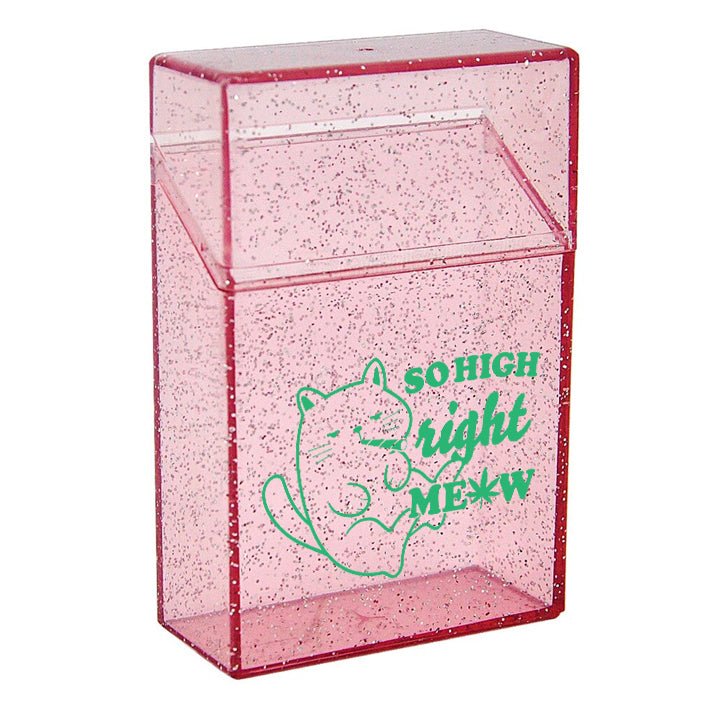 So High Right Meow Glitter Case