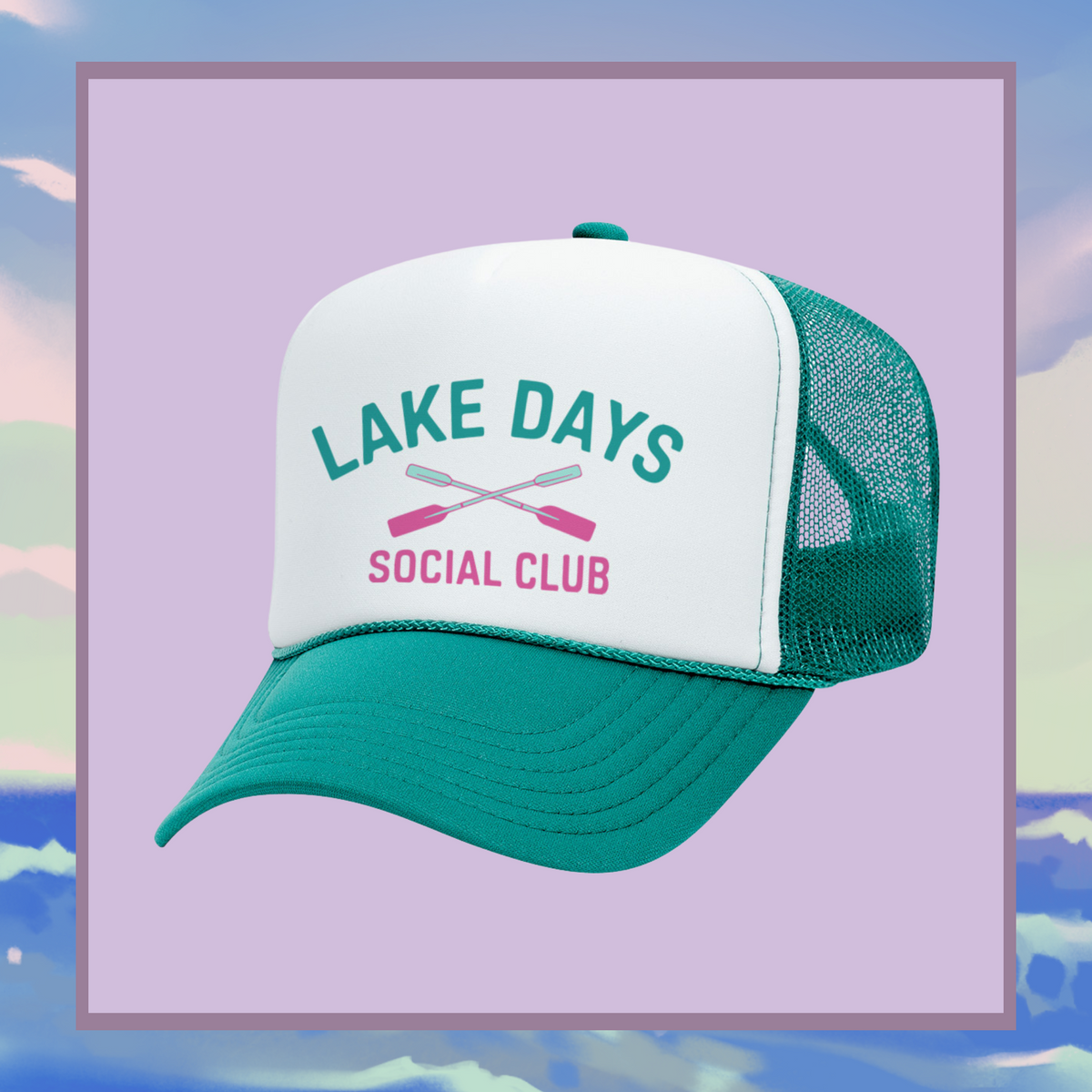 Lake Days Social Club Mesh Back Trucker Hat