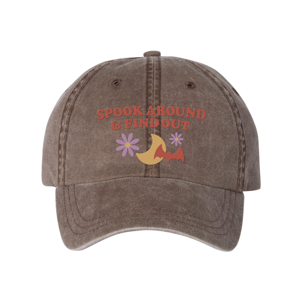 Spook Around Embroidered Pigment-Dyed Cap
