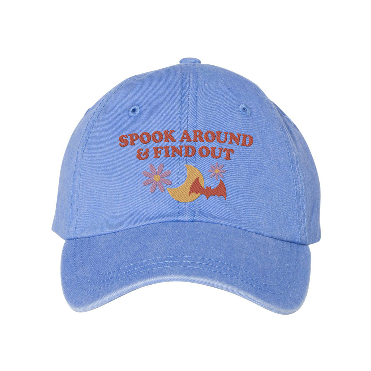 Spook Around Embroidered Pigment-Dyed Cap