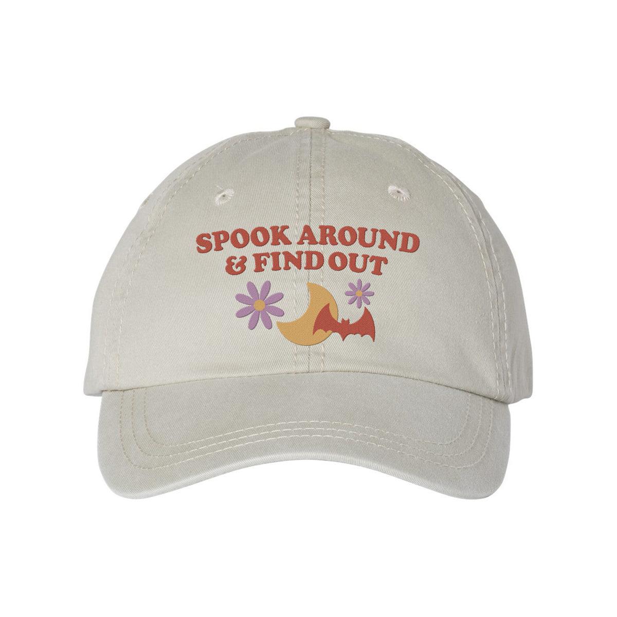 Spook Around Embroidered Pigment-Dyed Cap