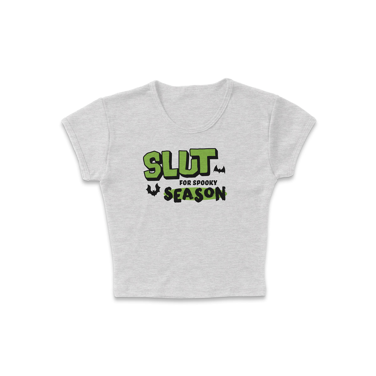 Spooky Season Sl*t Micro Rib Baby Tee