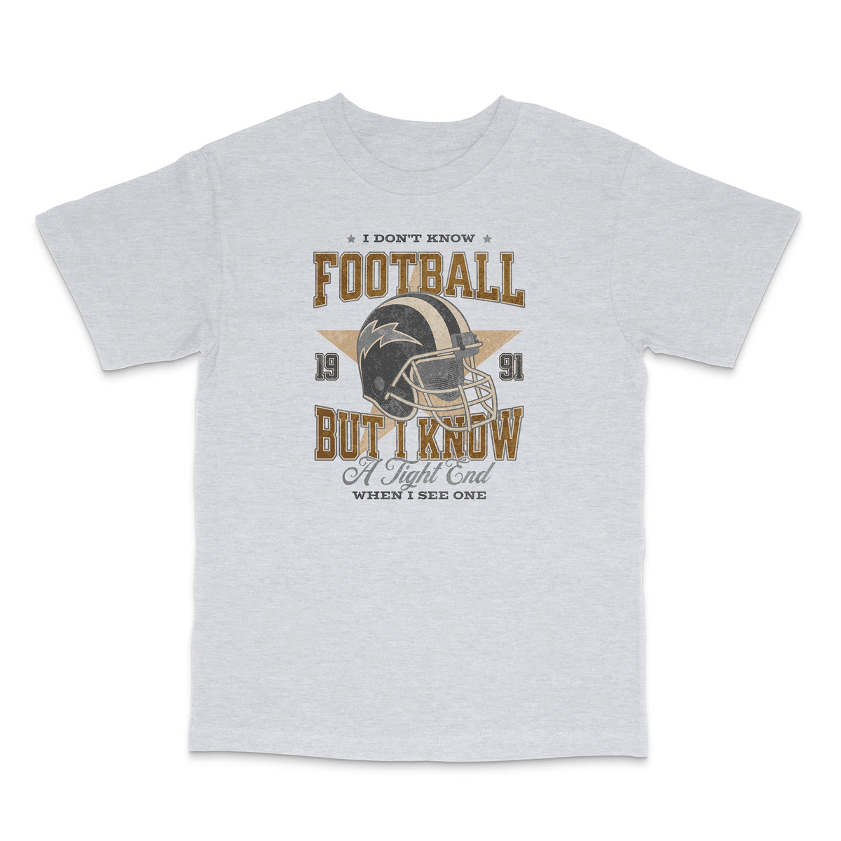 Sporty Football Tight Ends Heavyweight Shirt