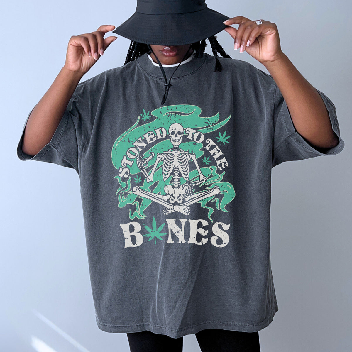 Stoned Bones Garment-Dyed Heavyweight Shirt