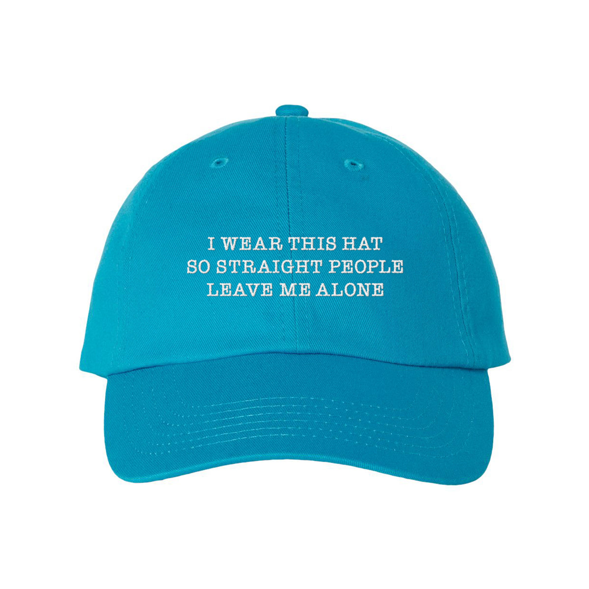 Straight People Embroidered Bio-Washed Classic Dad Hat