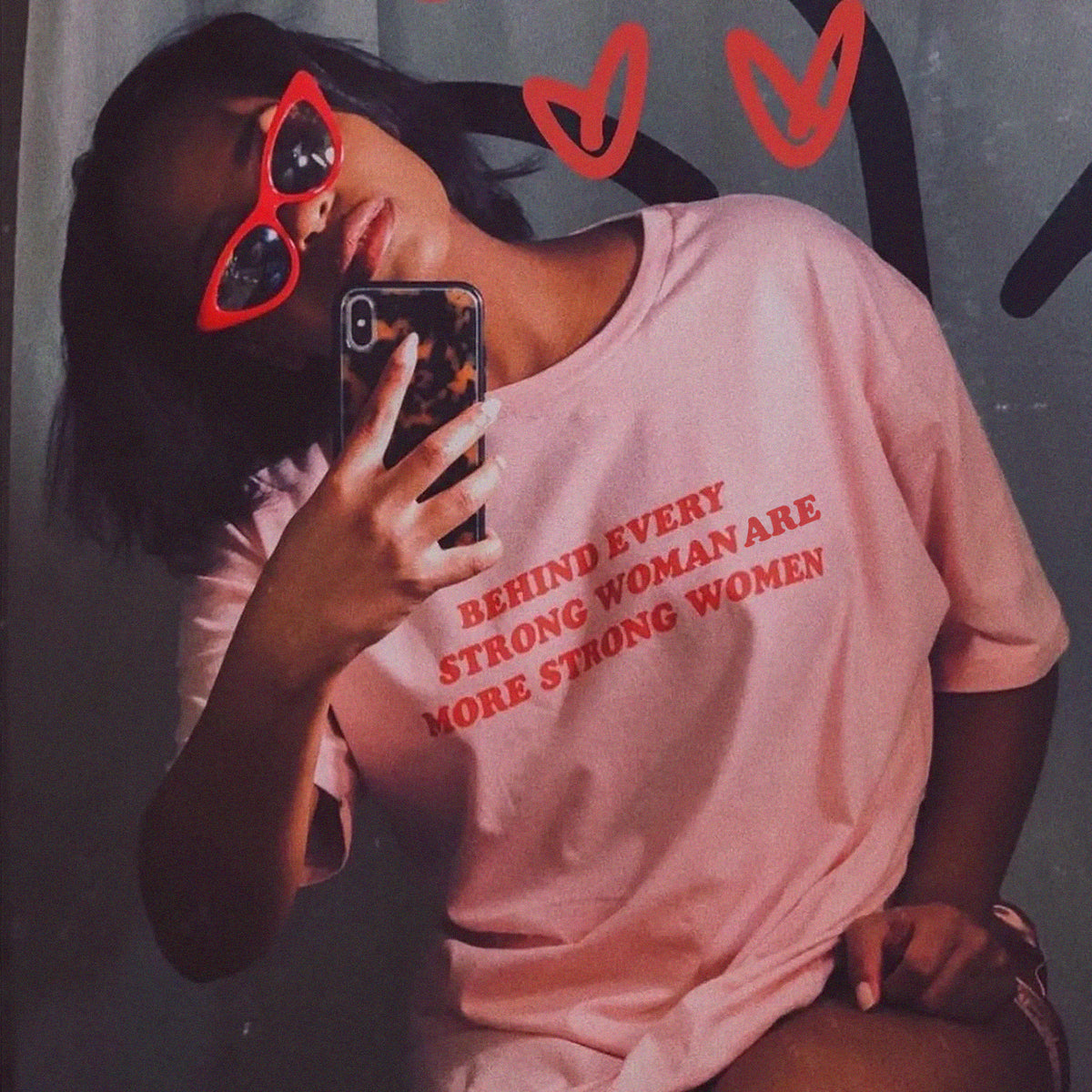 Behind Every Strong Woman Shirt