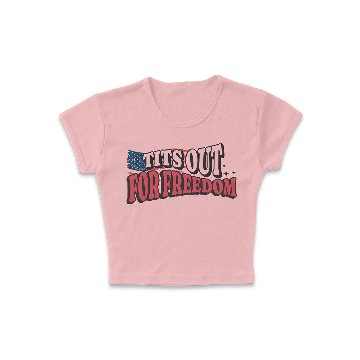 TaTas Out For Freedom Micro Rib Baby Tee