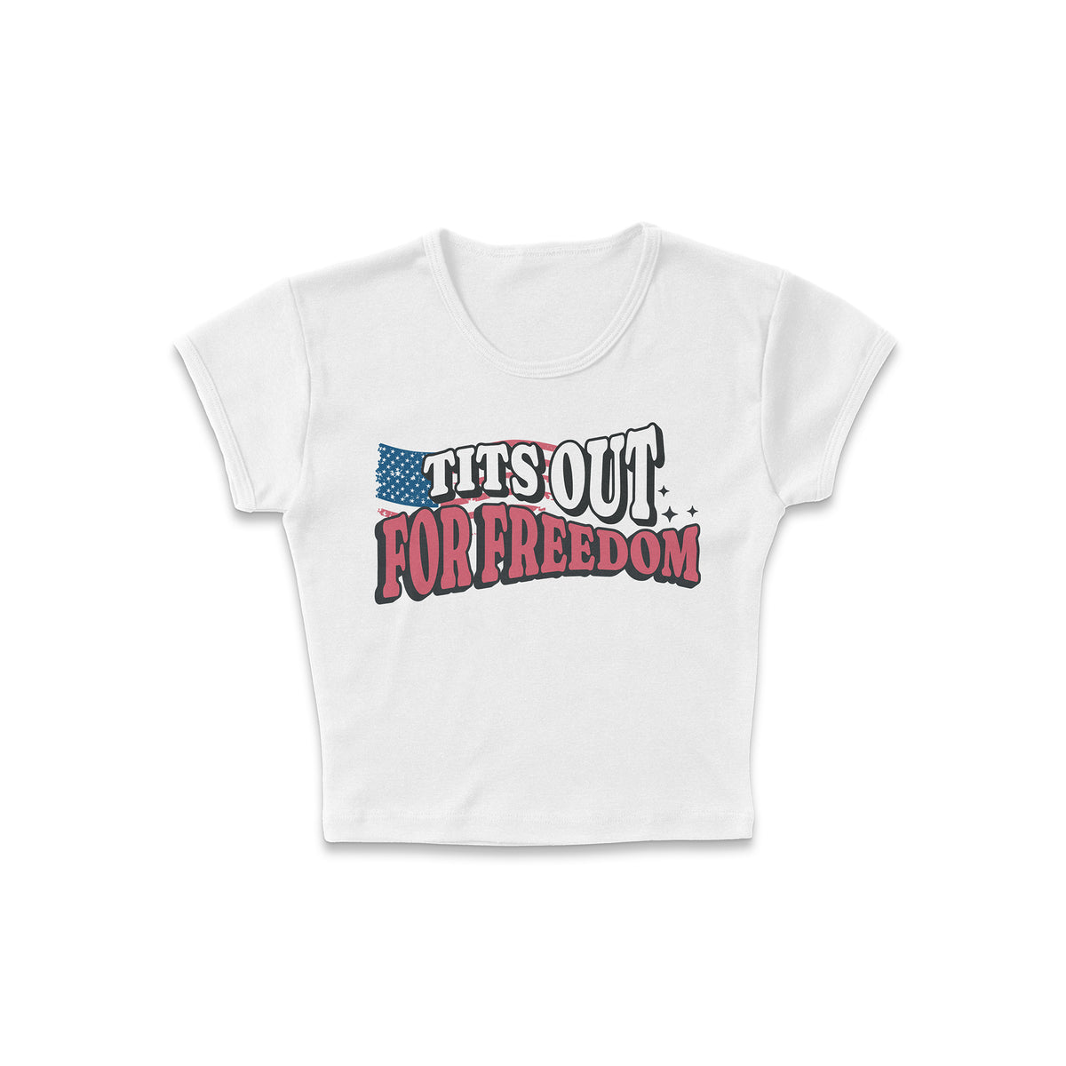 TaTas Out For Freedom Micro Rib Baby Tee