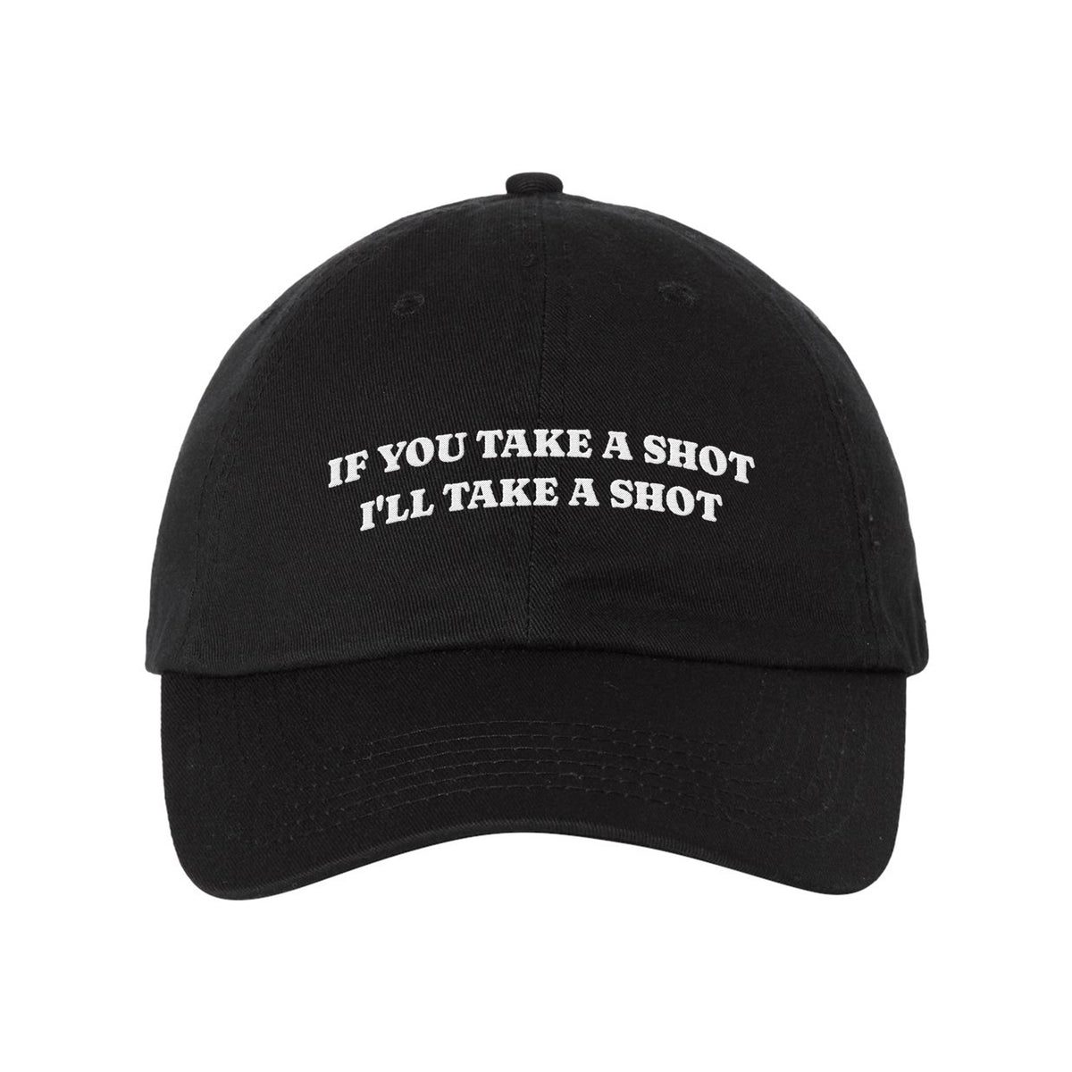 Take A Shot Embroidered Bio-Washed Classic Dad Hat