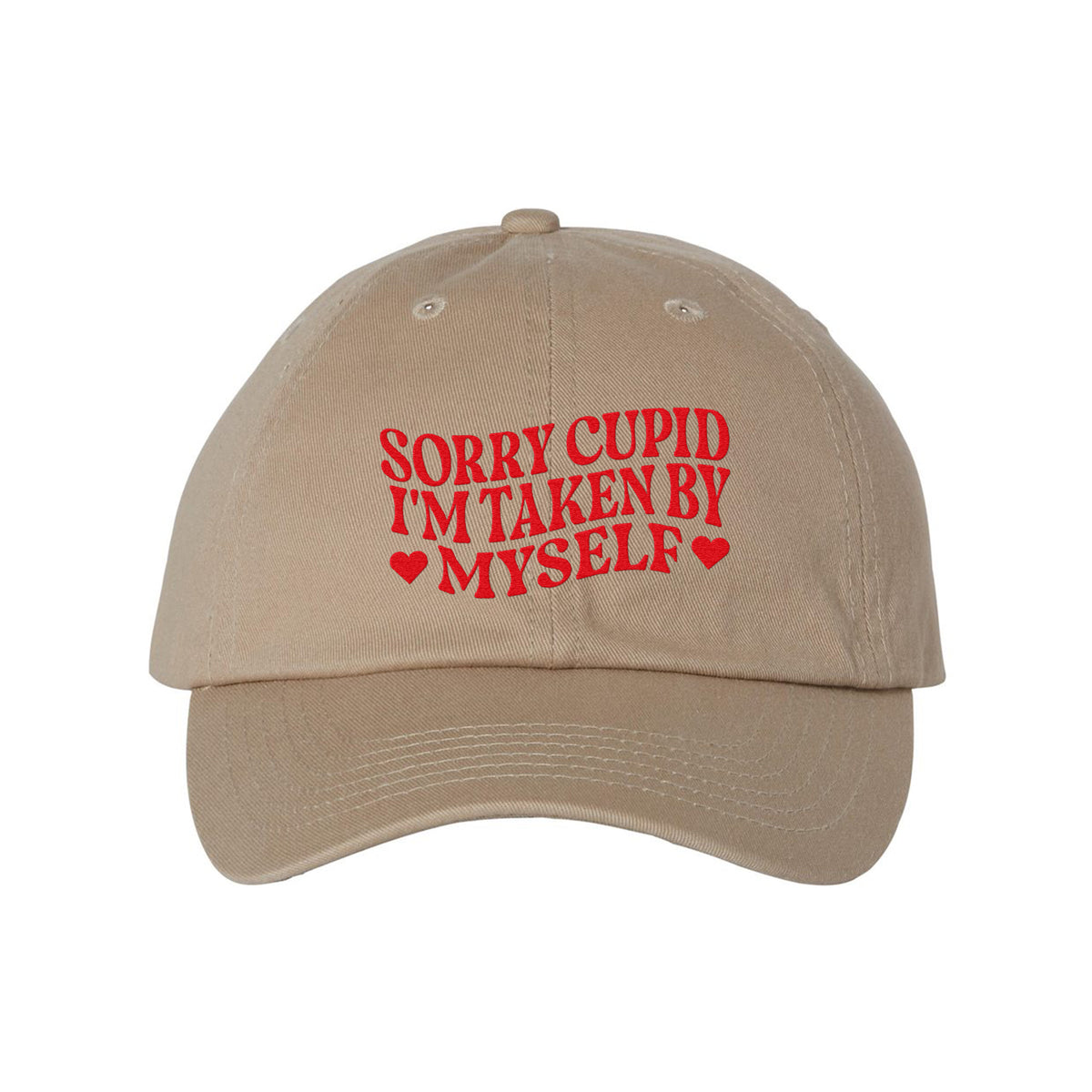 Taken By Myself Embroidered Bio-Washed Classic Dad Hat