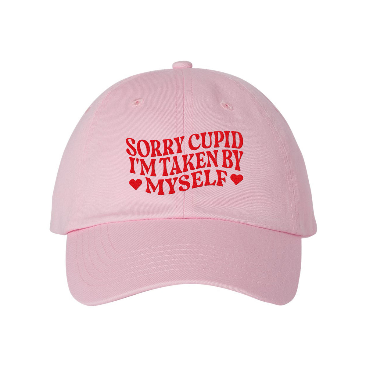 Taken By Myself Embroidered Bio-Washed Classic Dad Hat