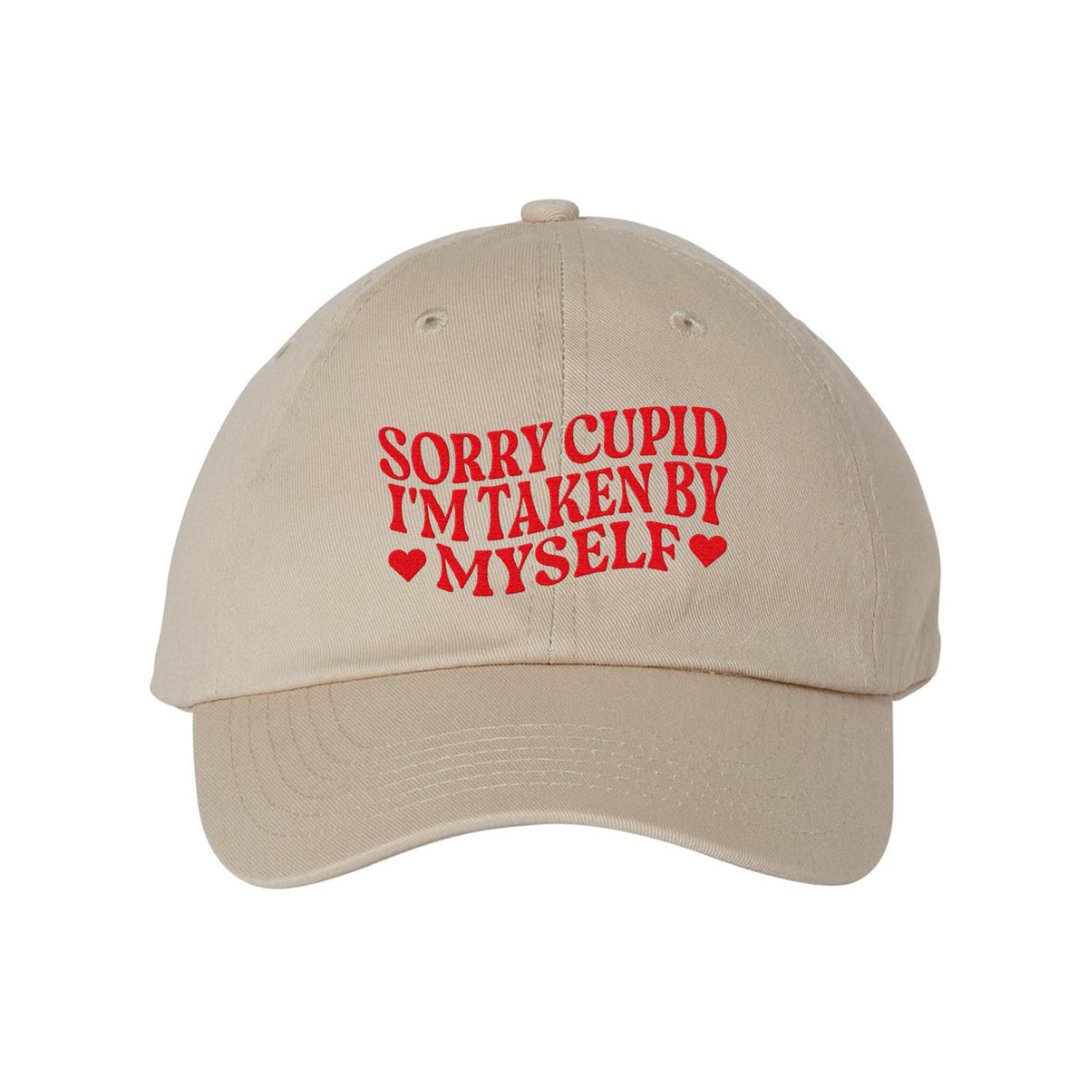 Taken By Myself Embroidered Bio-Washed Classic Dad Hat