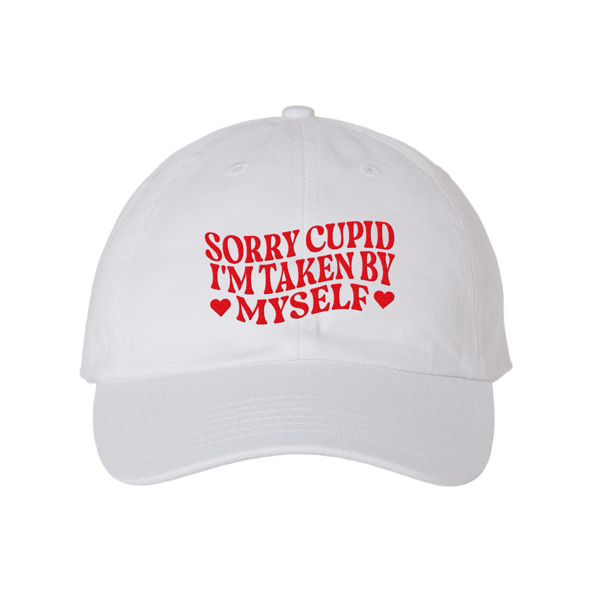 Taken By Myself Embroidered Bio-Washed Classic Dad Hat