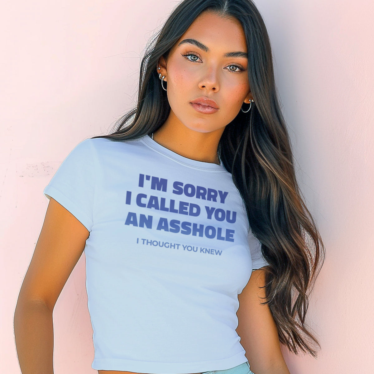 Thought You Knew Micro Rib Baby Tee