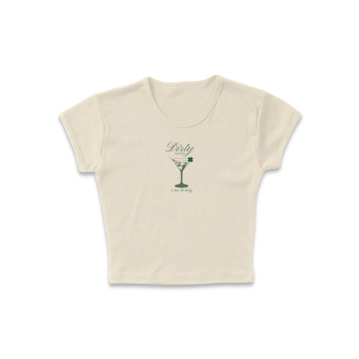 Tini Bit Lucky Micro Rib Baby Tee