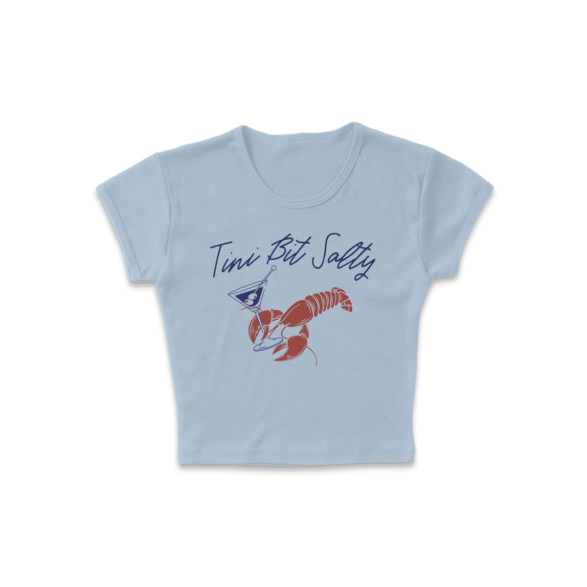 Tini Bit Salty Micro Rib Baby Tee