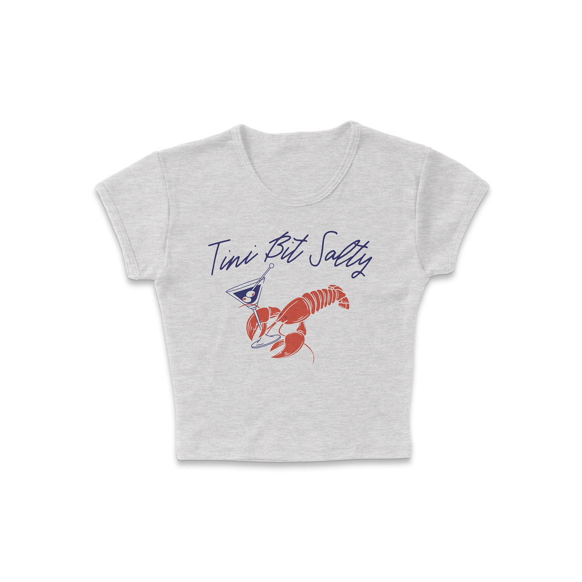 Tini Bit Salty Micro Rib Baby Tee