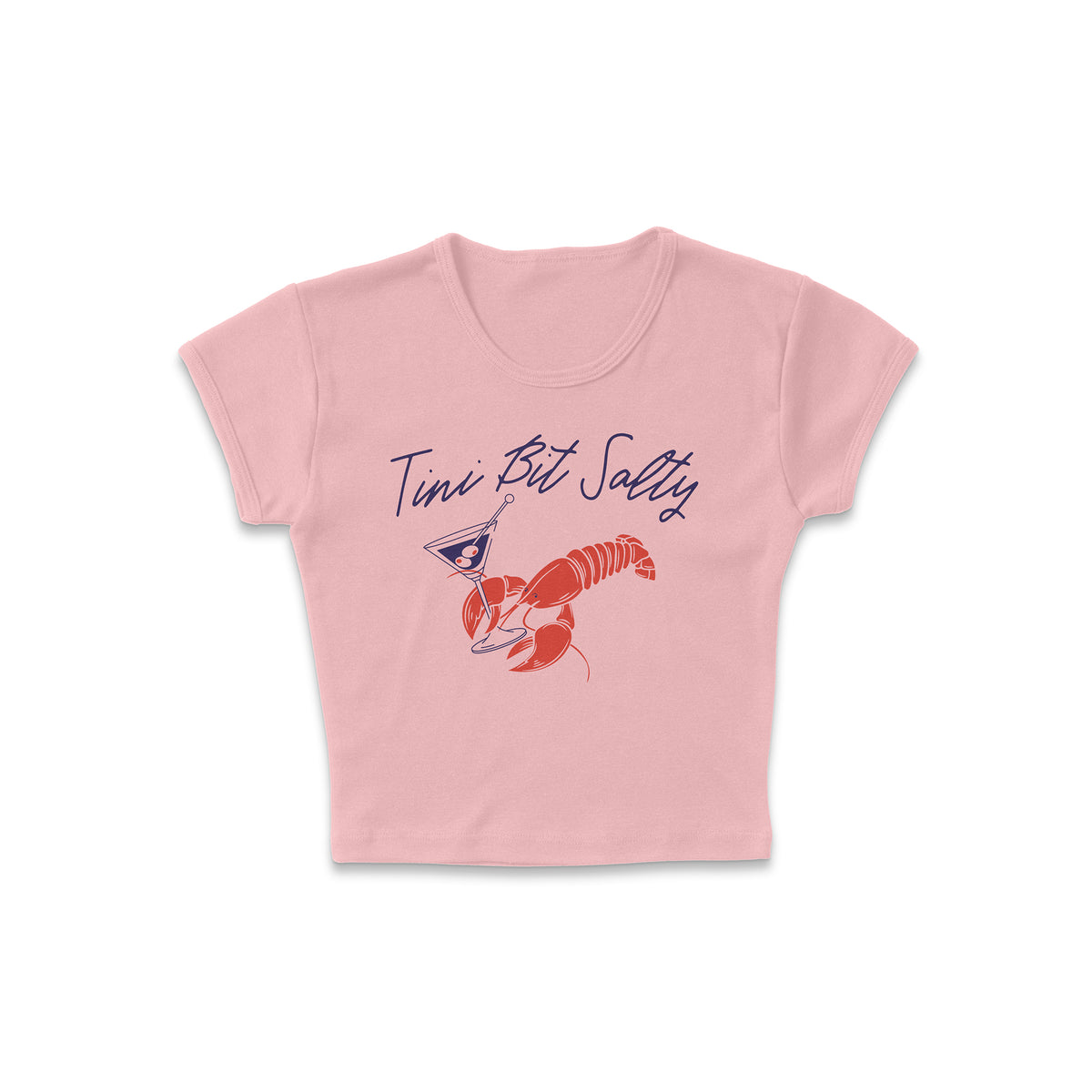 Tini Bit Salty Micro Rib Baby Tee