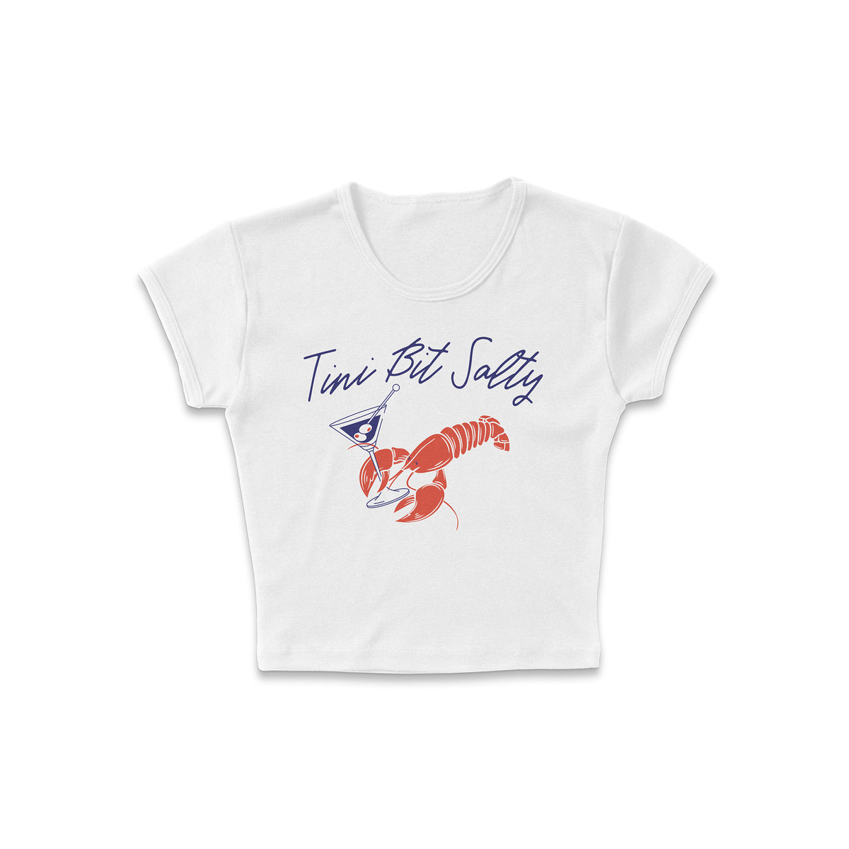 Tini Bit Salty Micro Rib Baby Tee