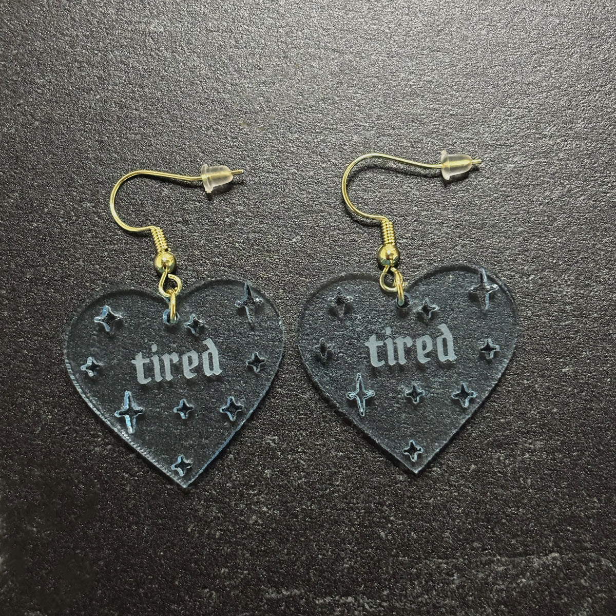 Tired Heart-Shaped Earrings