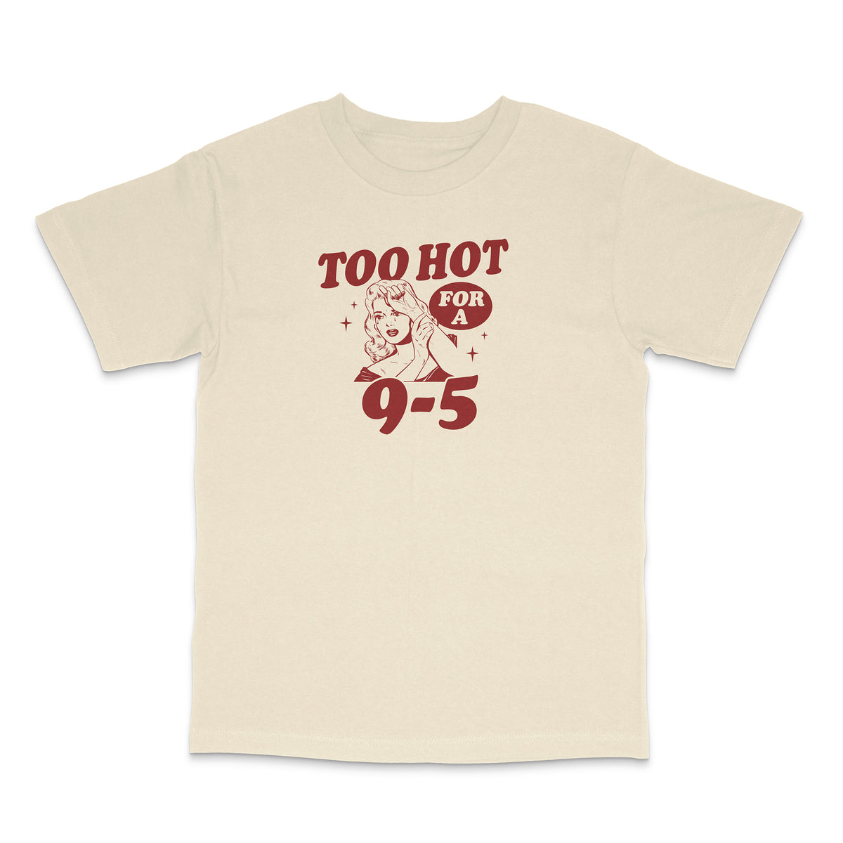 Too Hot To Work Heavyweight Shirt
