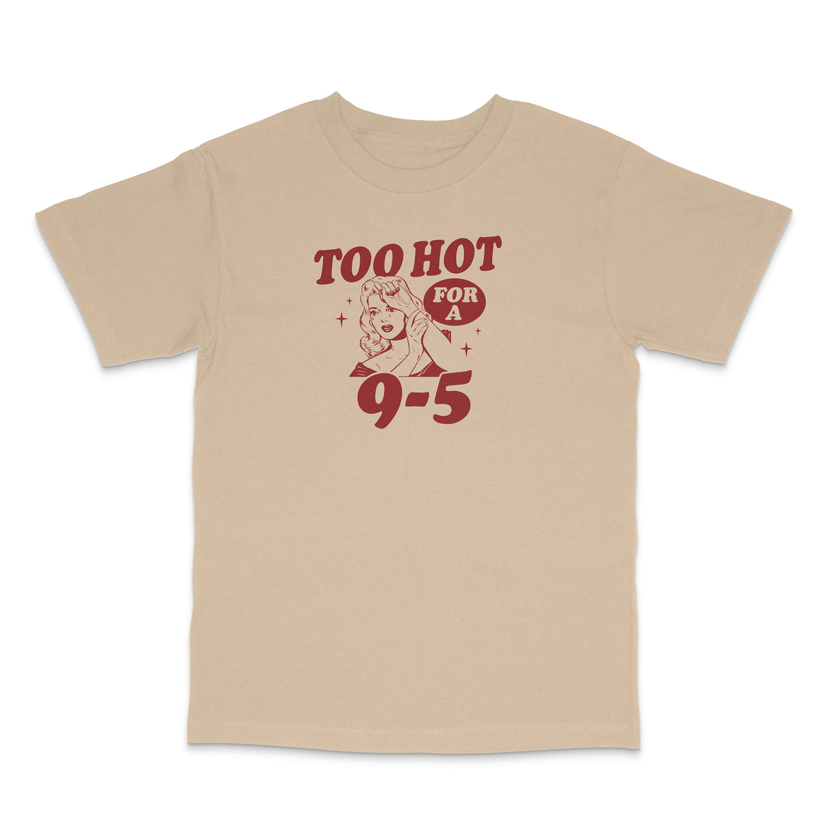 Too Hot To Work Heavyweight Shirt