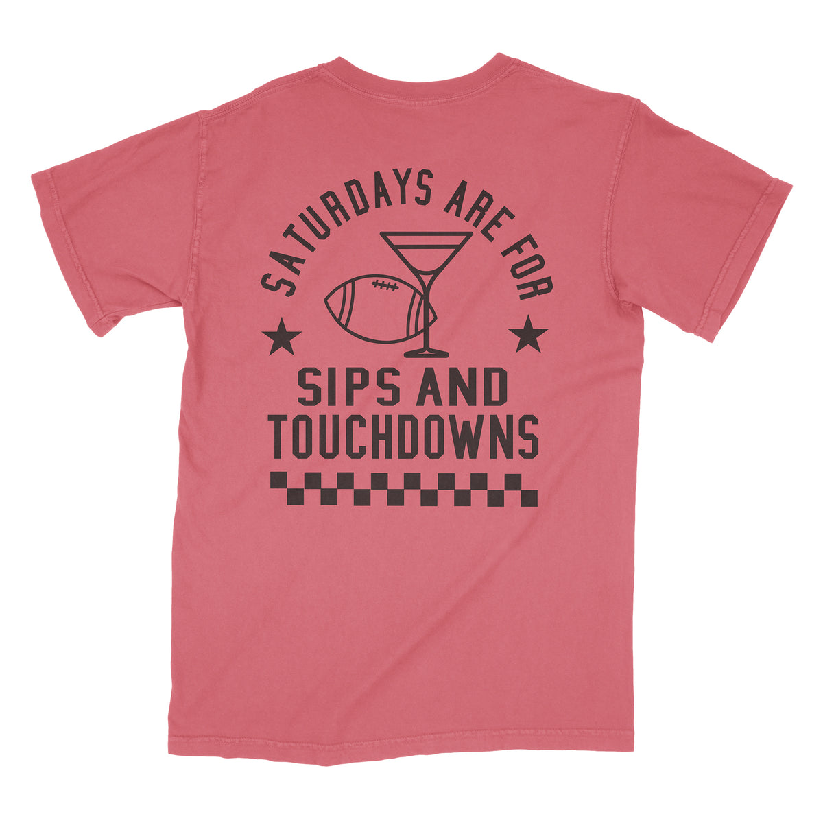 Touchdown Drinks Front And Back Shirt
