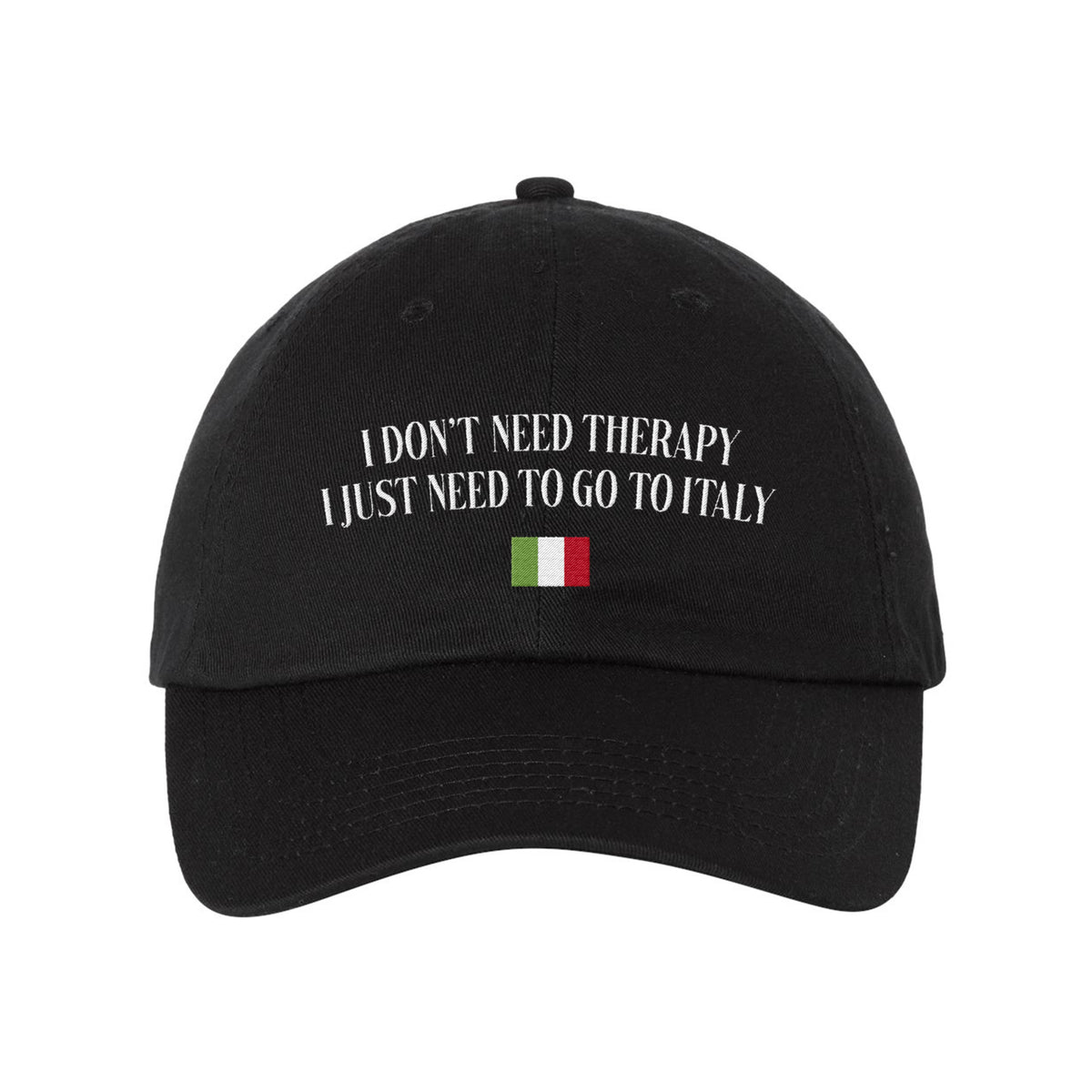 Trip to Italy Embroidered Bio-Washed Classic Dad Hat