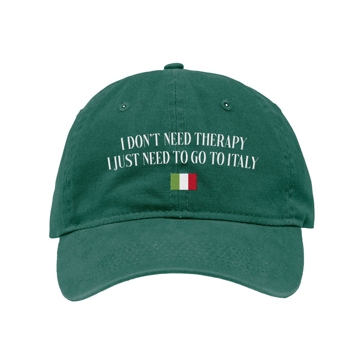 Trip to Italy Embroidered Bio-Washed Classic Dad Hat