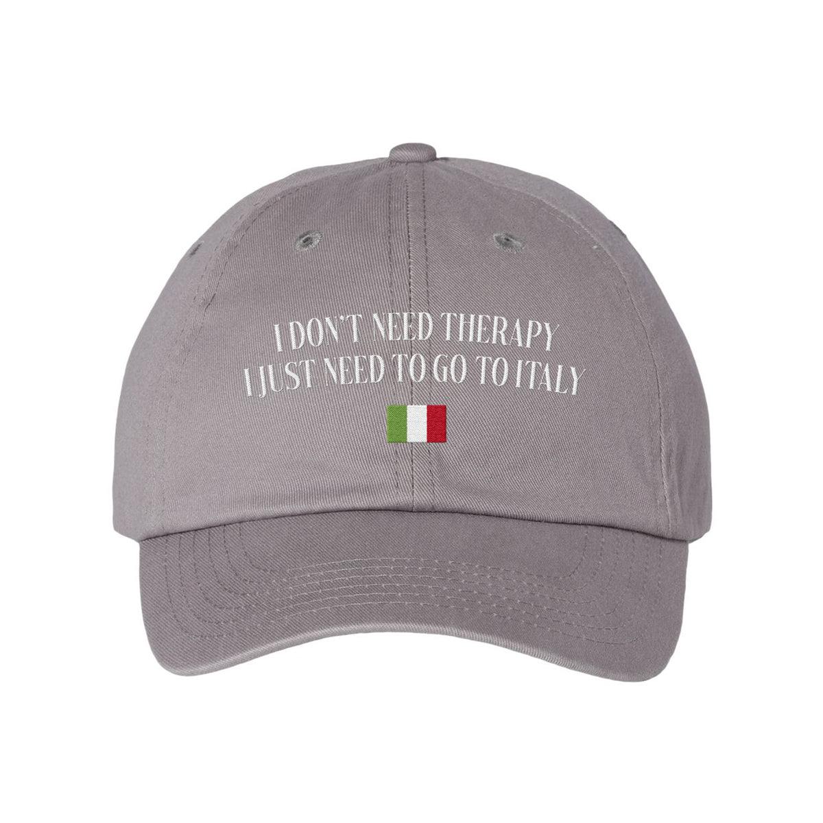 Trip to Italy Embroidered Bio-Washed Classic Dad Hat