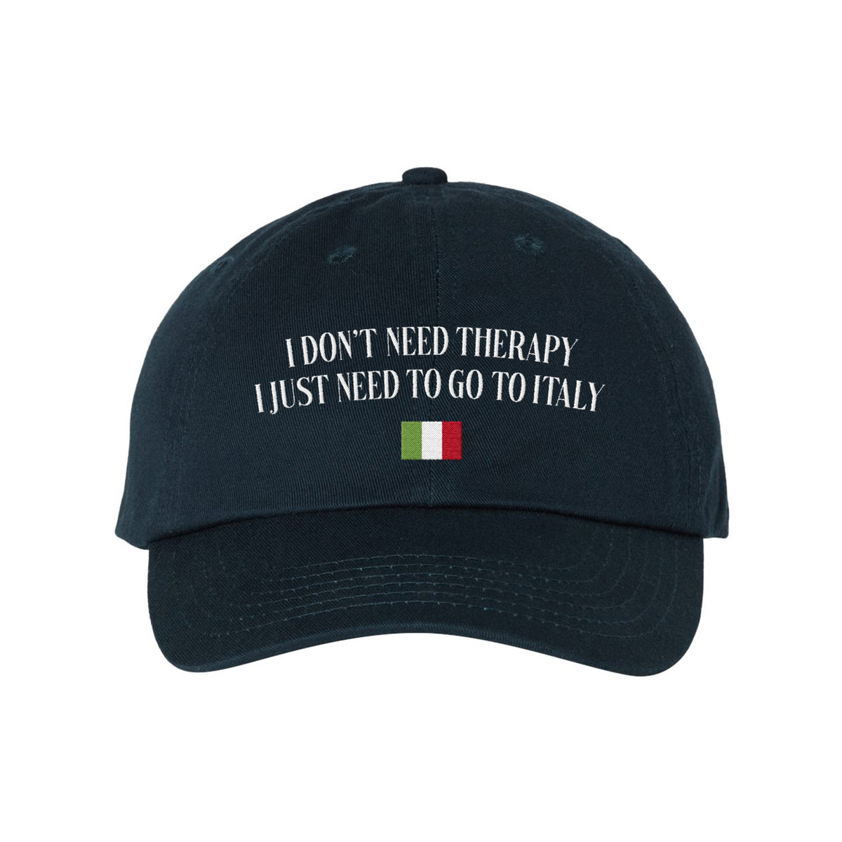 Trip to Italy Embroidered Bio-Washed Classic Dad Hat