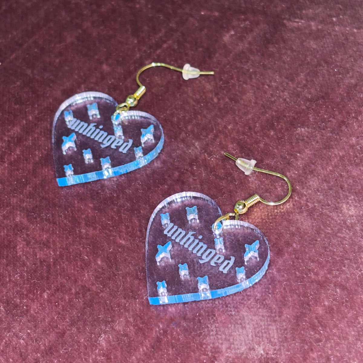 Unhinged Heart-Shaped Earrings