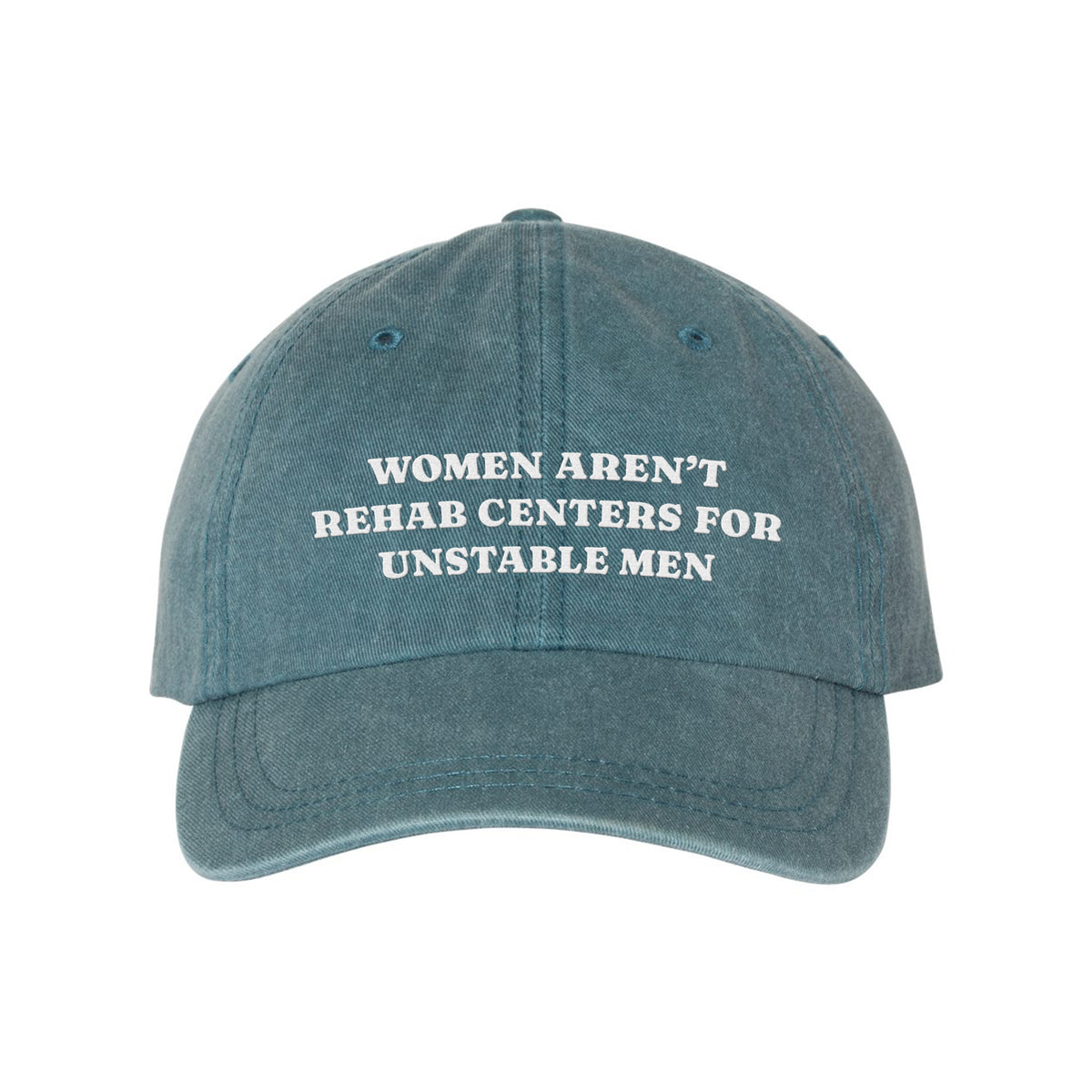 Unstable Men Embroidered Pigment-Dyed Cap
