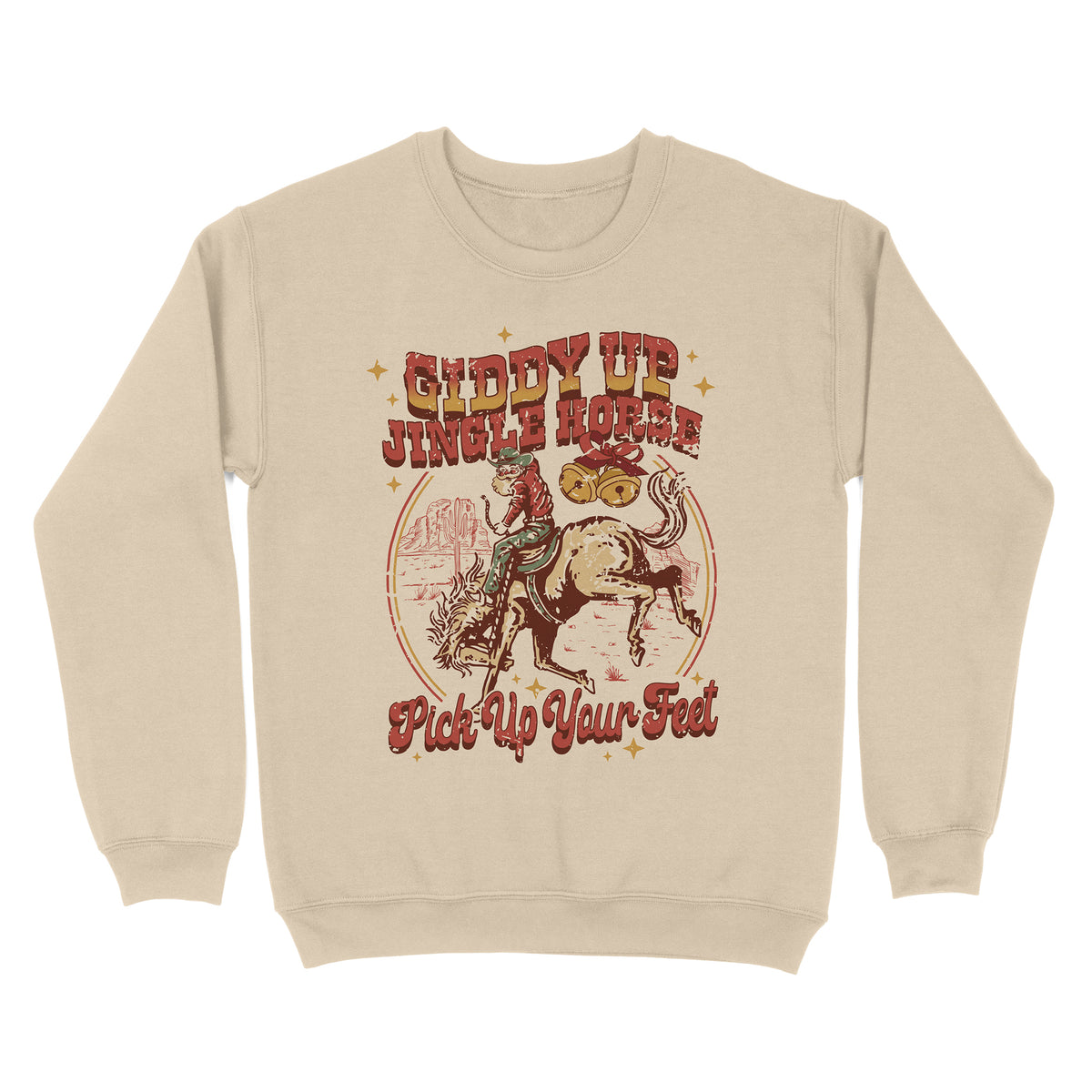 Vintage Cowboy Santa Sweatshirt