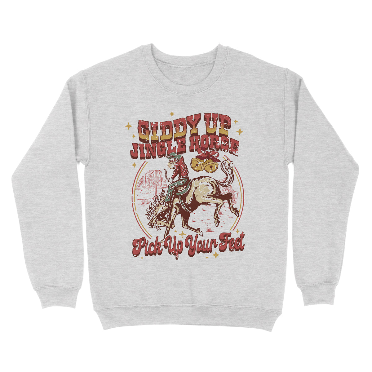 Vintage Cowboy Santa Sweatshirt