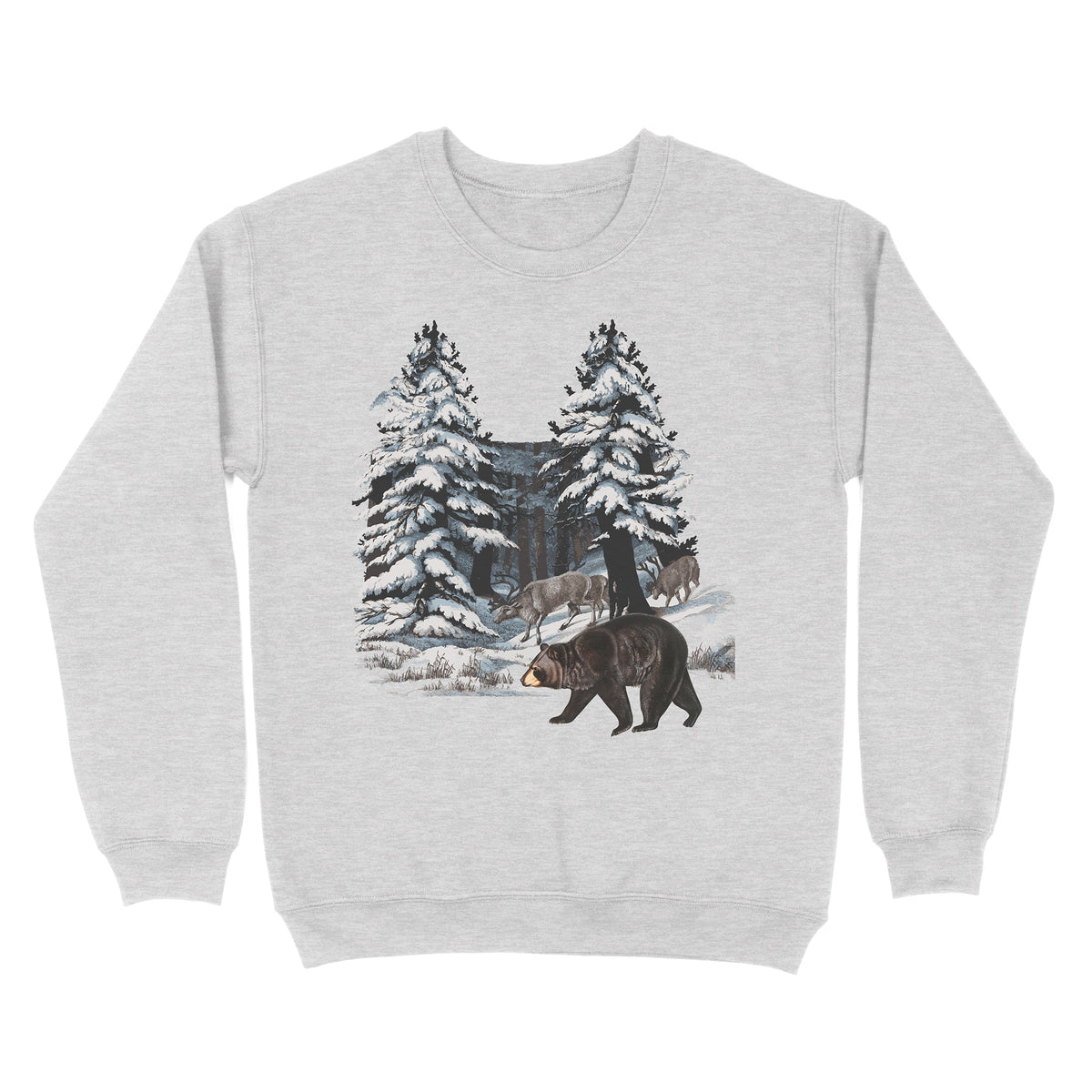 Vintage Winter Scene Sweatshirt