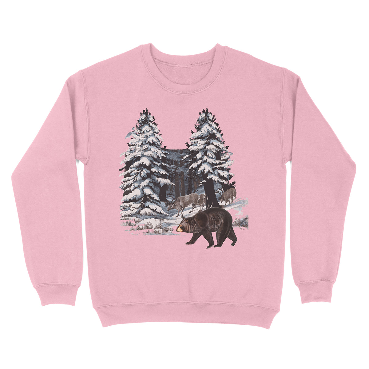 Vintage Winter Scene Sweatshirt