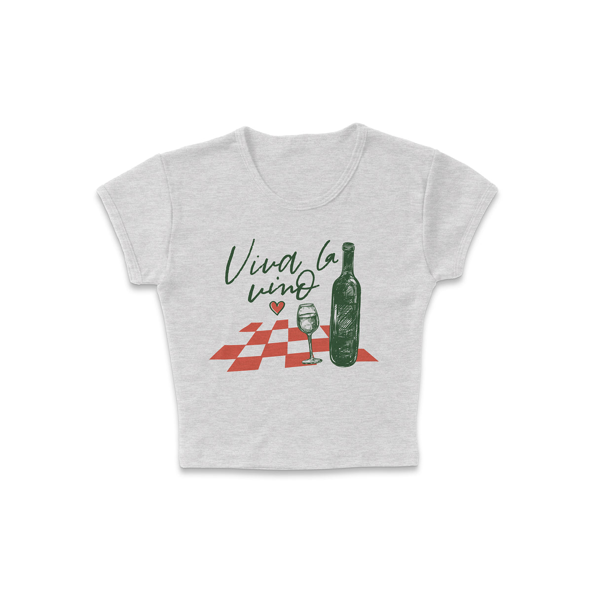 Viva La Vino Micro Rib Baby Tee