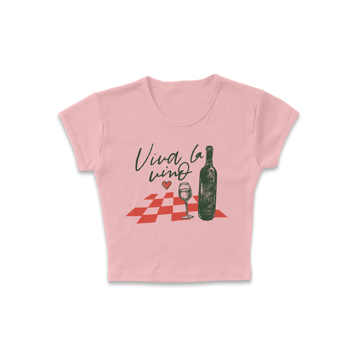 Viva La Vino Micro Rib Baby Tee