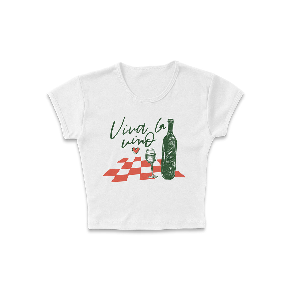 Viva La Vino Micro Rib Baby Tee