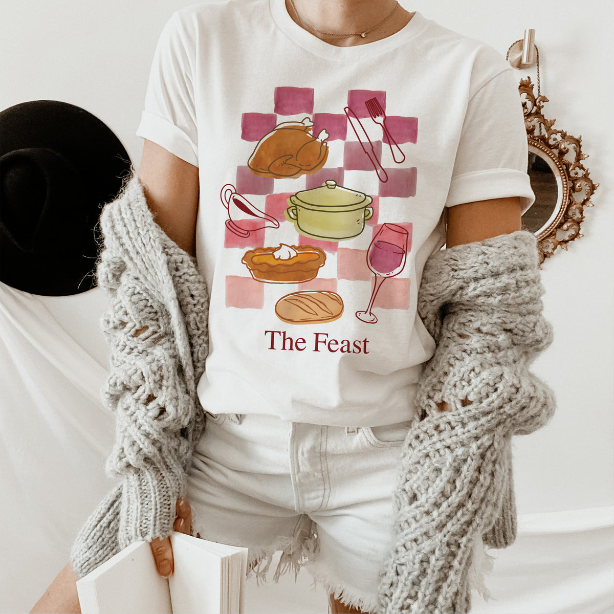 Watercolor Feast Heavyweight Shirt