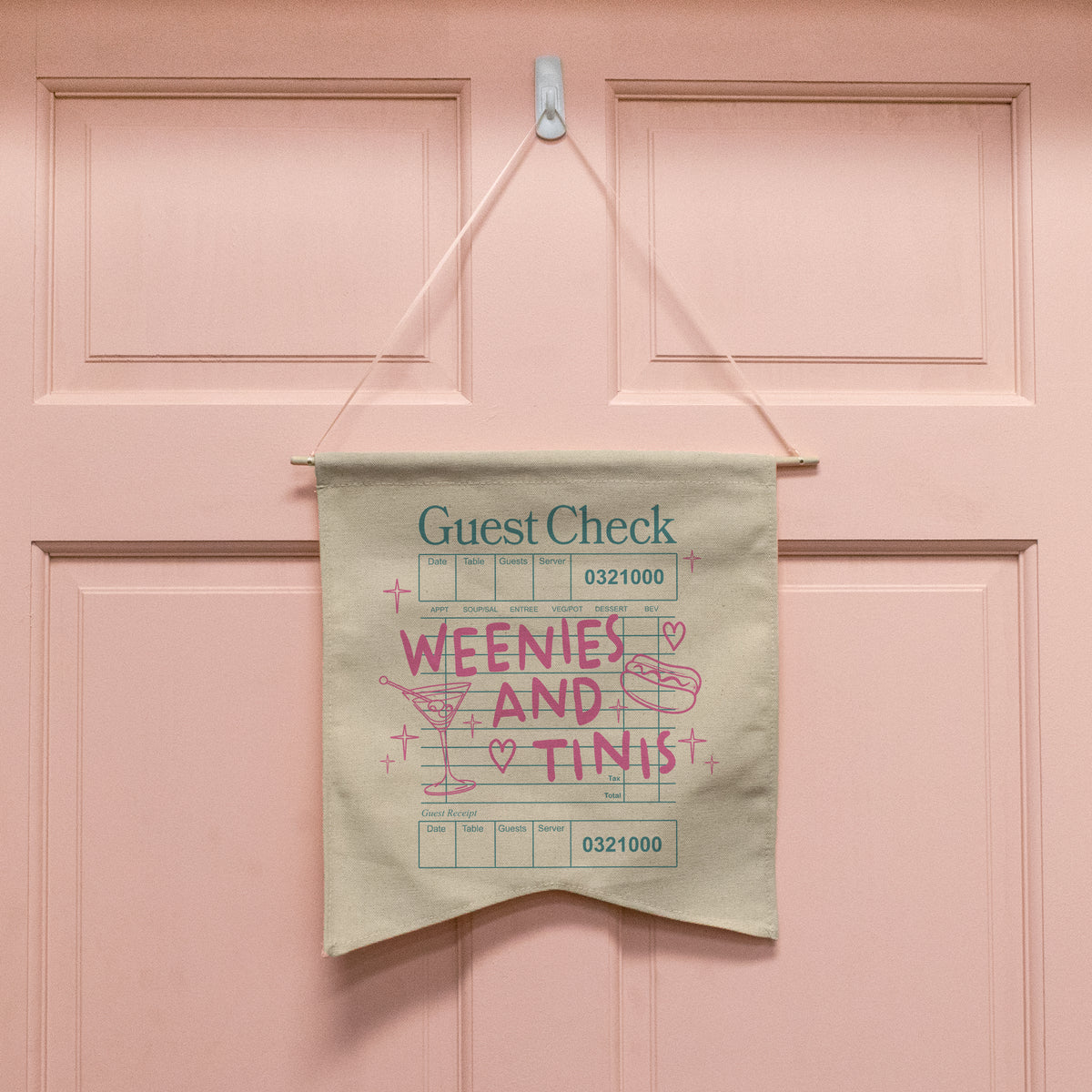 Weenies and Tinis Wall Hang