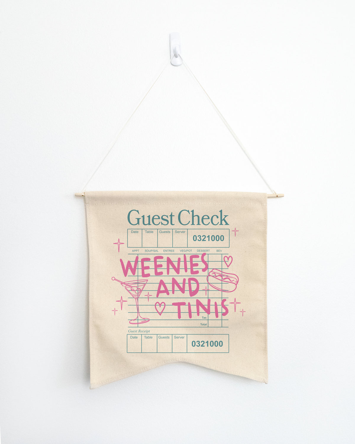 Weenies and Tinis Wall Hang