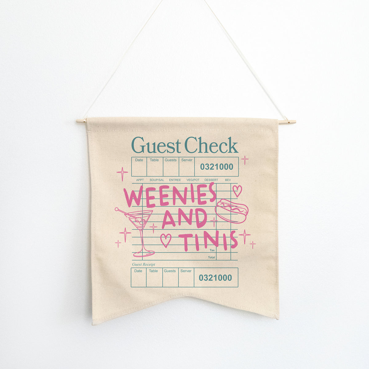 Weenies and Tinis Wall Hang