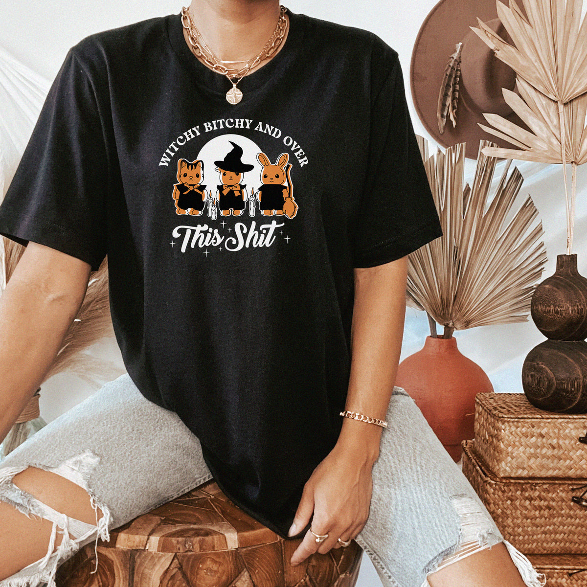 Witchy And Over It Shirt